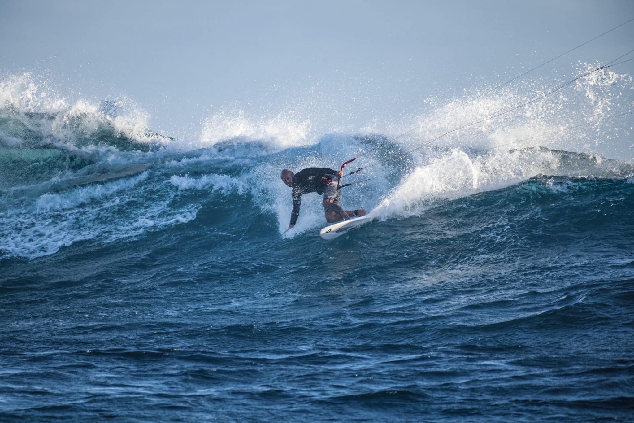 CJ Coetzee windsurfing