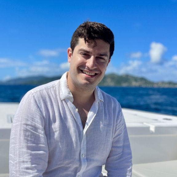 Leonidas Marousos, yacht charter broker with DMA Yachting.