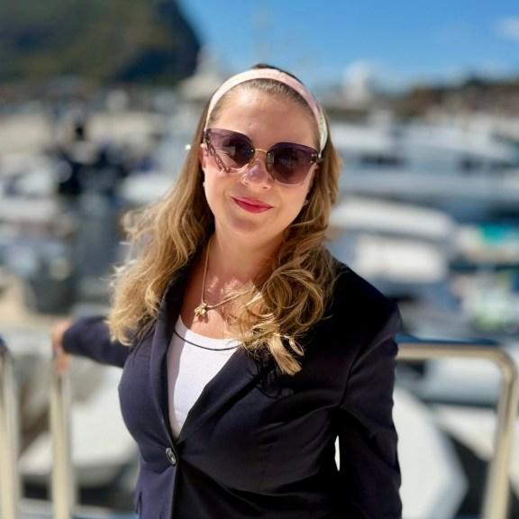 Yanna Pristas, yacht charter broker with DMA Yachting