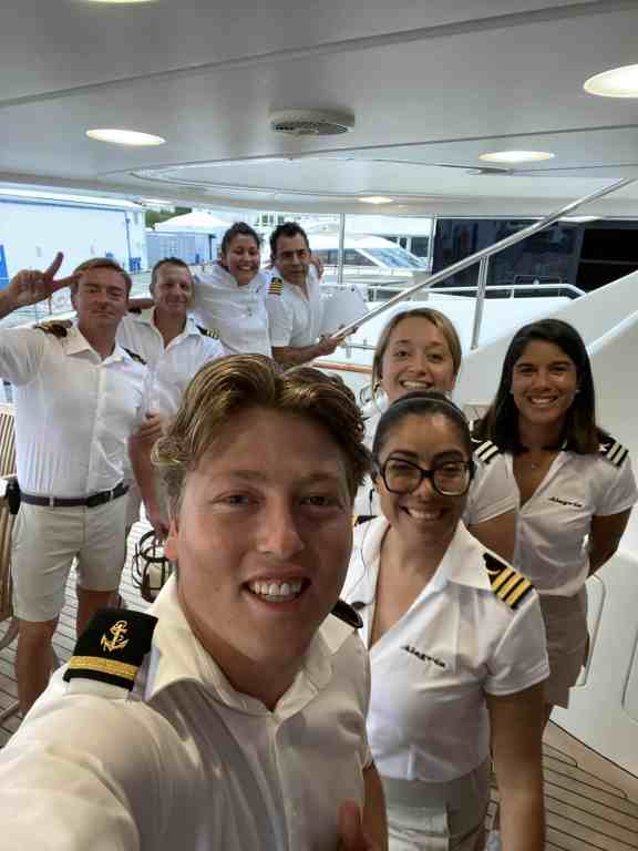 Didier working as crew onboard Alegria