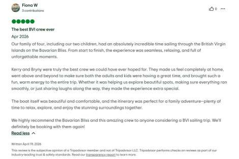 Review img # 4 of the yacht Bavarian Bliss