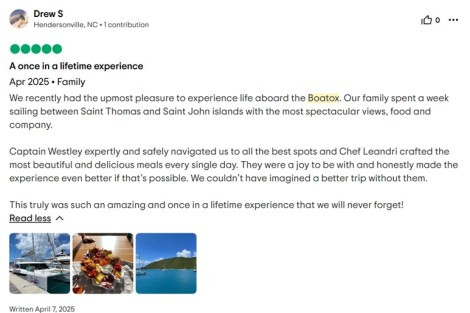 Review img # 33 of the yacht Boatox