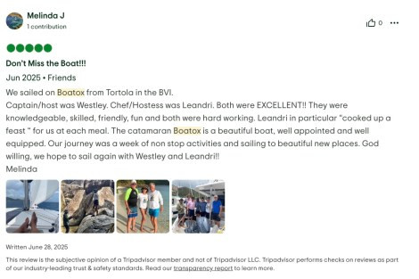 Review img # 26 of the yacht Boatox