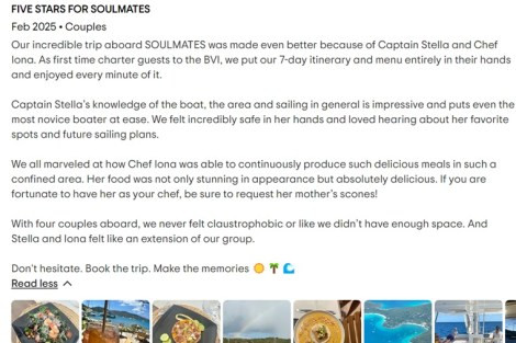 Review img # 18 of the yacht Cleopatra