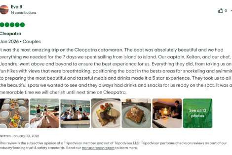 Review img # 13 of the yacht Cleopatra