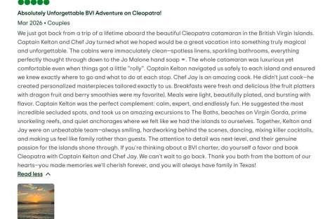 Review img # 2 of the yacht Cleopatra