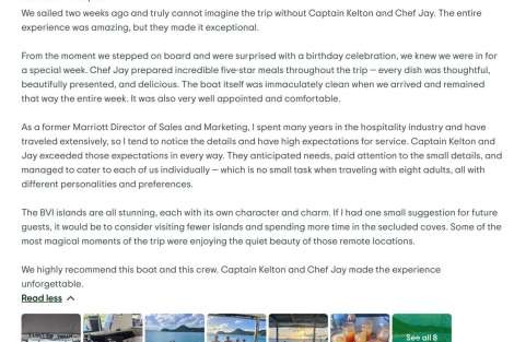 Review img # 6 of the yacht Cleopatra