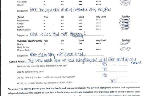 Review img # 22 of the yacht CRAZY HORSE