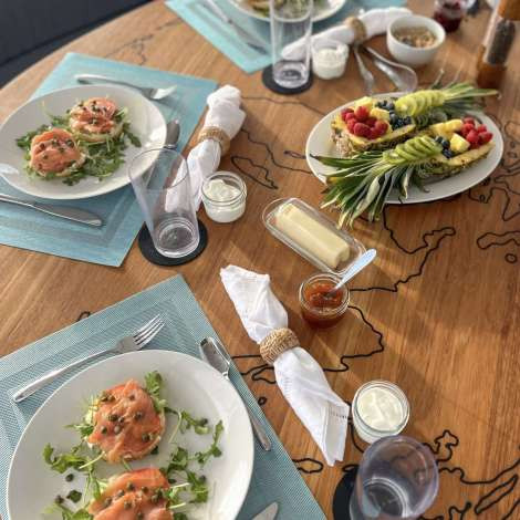 Food onboard Flying Whale # 1