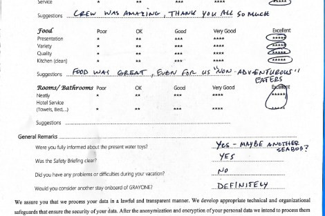 Review img # 13 of the yacht GRAYONE