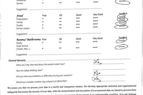 Review img # 8 of the yacht GRAYONE