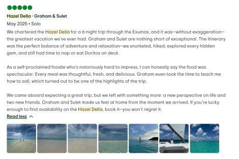 Review img # 18 of the yacht Hazel Della