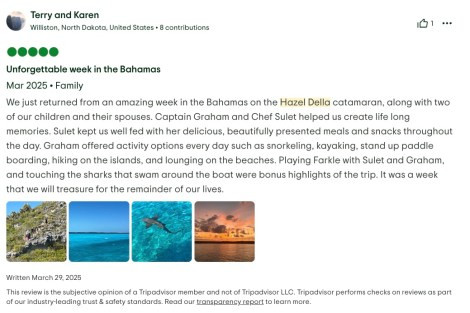 Review img # 23 of the yacht Hazel Della