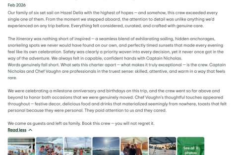 Review img # 8 of the yacht Hazel Della