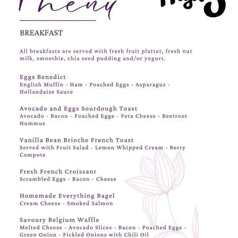 Food onboard HIGH 5 # 1
