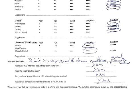 Review img # 129 of the yacht HIGH FIVE
