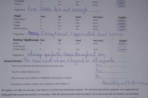Review img # 82 of the yacht HIGH FIVE