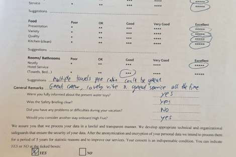 Review img # 6 of the yacht HIGH FIVE
