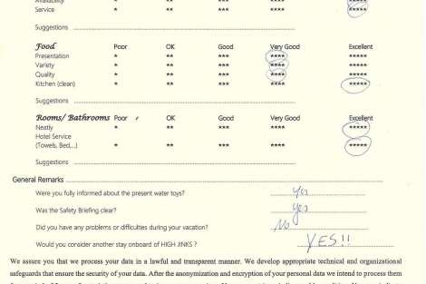 Review img # 42 of the yacht HIGHJINKS