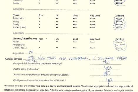 Review img # 43 of the yacht HIGHJINKS
