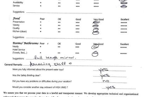 Review img # 27 of the yacht HIGHJINKS