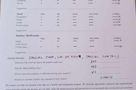 Review img # 11 of the yacht HIGHJINKS