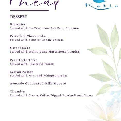 Food onboard KATLO # 5