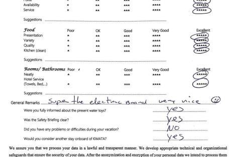 Review img # 131 of the yacht KIMATA