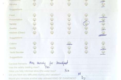 Review img # 17 of the yacht KING OF DIAMONDS