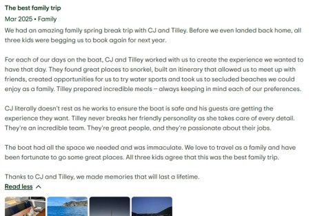 Review img # 9 of the yacht Morning Star