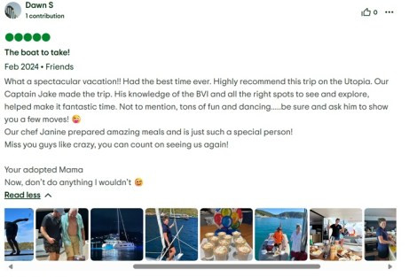 Review img # 24 of the yacht Morning Star