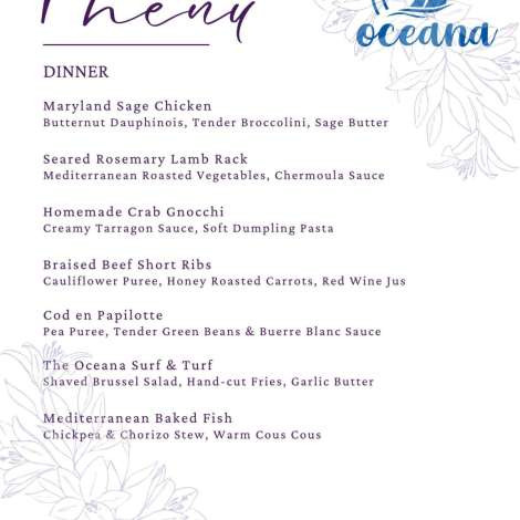 Food onboard OCEANA # 4