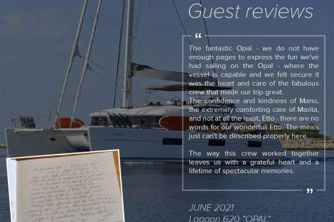 Review img # 2 of the yacht OPAL (Lagoon 620)