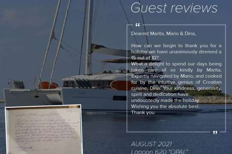 Review img # 4 of the yacht OPAL (Lagoon 620)