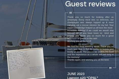 Review img # 6 of the yacht OPAL (Lagoon 620)