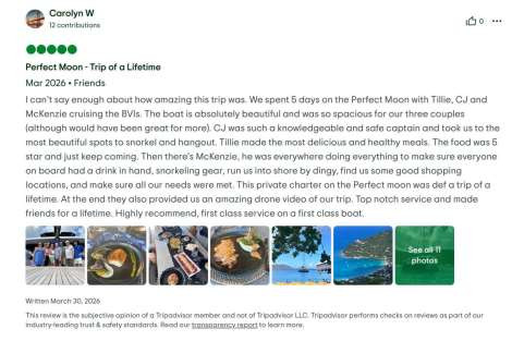 Review img # 11 of the yacht Perfect Moon