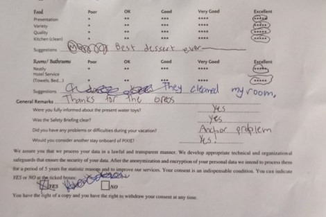 Review img # 102 of the yacht PIXIE