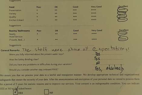 Review img # 44 of the yacht PIXIE