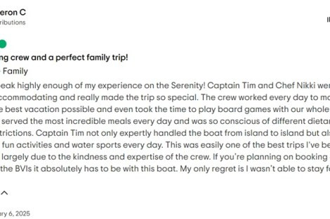 Review img # 3 of the yacht Serenity