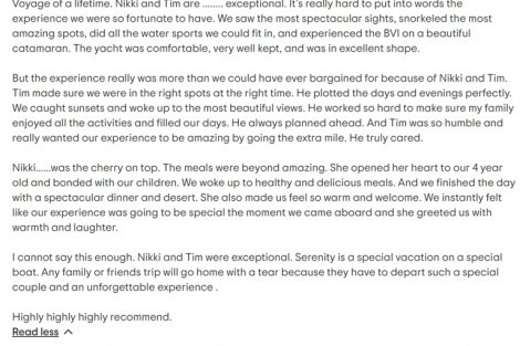 Review img # 6 of the yacht Serenity