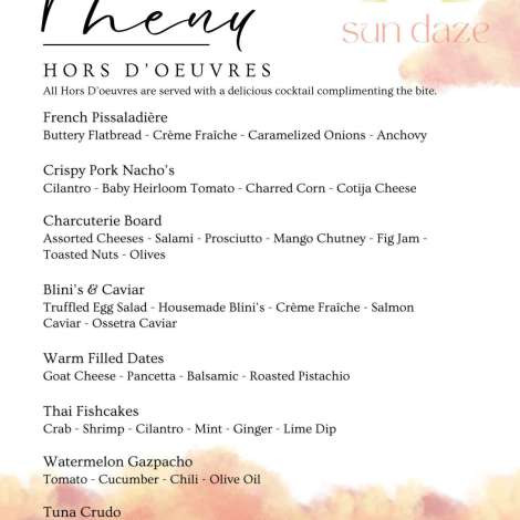 Food onboard SUN DAZE # 3