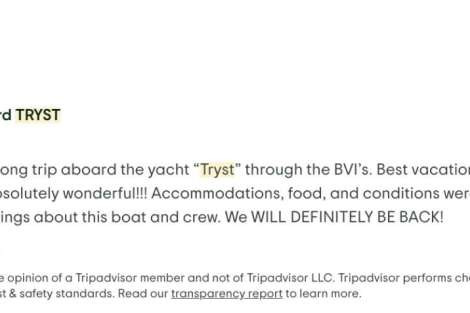 Review img # 31 of the yacht Tryst