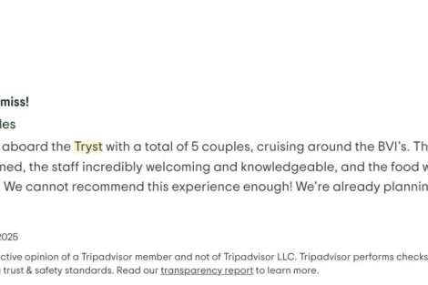 Review img # 32 of the yacht Tryst