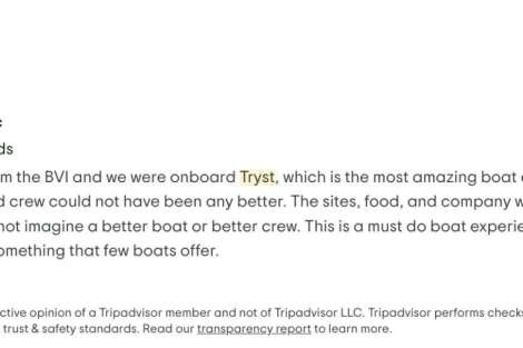 Review img # 36 of the yacht Tryst