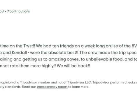 Review img # 16 of the yacht Tryst