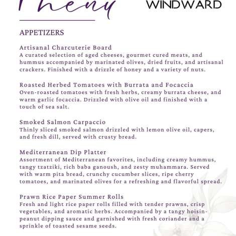 Food onboard WINDWARD # 3