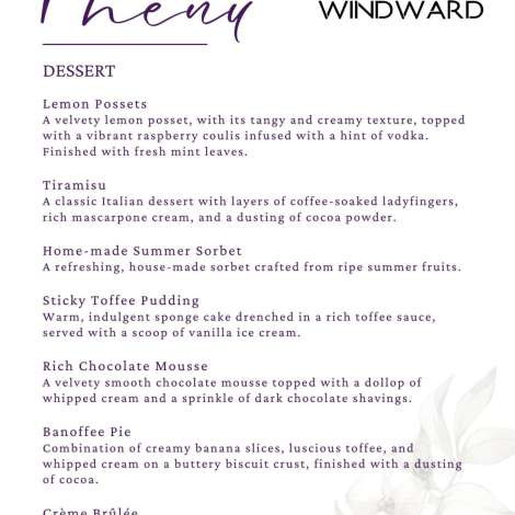 Food onboard WINDWARD # 5